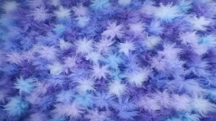 Fototapeta premium Soft Fluffy Blue and Purple Fabric Texture Creates a Dreamy and Cozy Background for Various Design