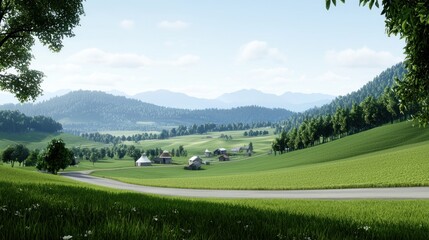 Serene Rural Landscape