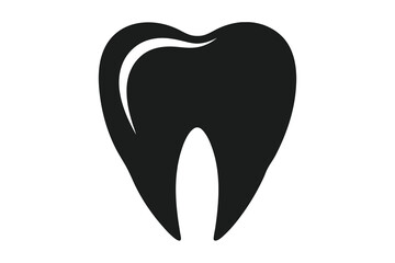 simple teeth logo silhouette A.eps