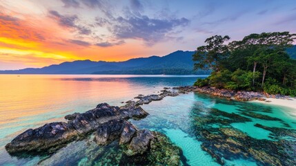 Tropical Sunset Seascape