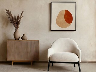 Stylish interior design for a contemporary home in a minimalist environment embracing modern lifestyle concepts