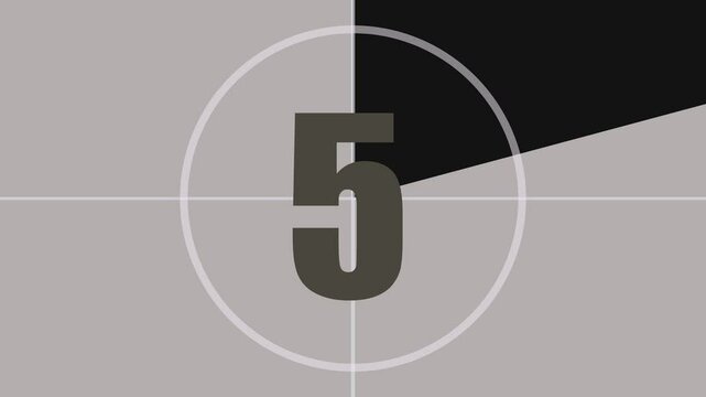 countdown timer 10 seconds animation retro projector style from ten to zero, Ten Seconds to Chaos The Final Countdown 