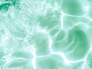 Abstract Turquoise Water Background Creates a Soothing and Refreshing Visual Experience.