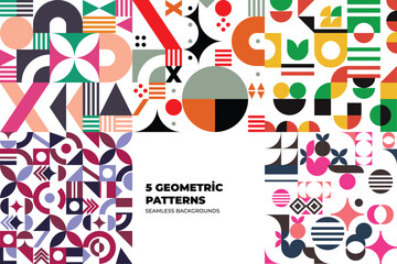 Retro Background Set