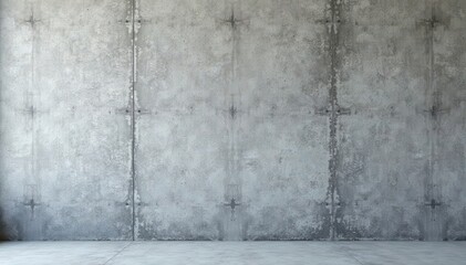 Rough textured gray cement concrete wall with a subtle patina, concrete, wall