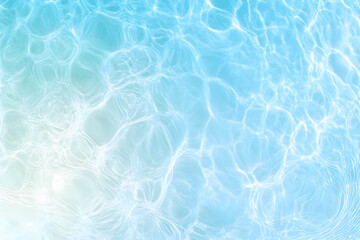 Tranquil Blue Water Surface Creates a Serene and Calming Background with Gentle Ripples.