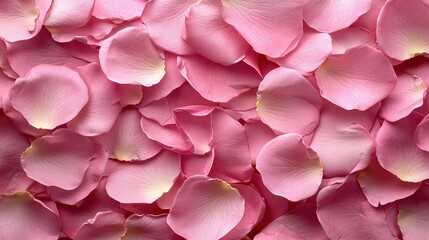 Obraz premium Pink Rose Petals Texture: A delicate and romantic image featuring a profusion of soft pink rose petals, creating a luxurious and textural background.