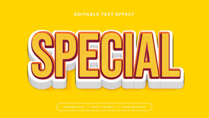 special editable text effect 3d gradient typography design