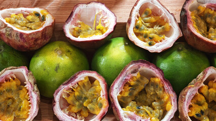 A plate of fresh, purple mangosteens, a healthy and delicious addition to any meal