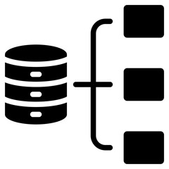 Database Glyph Icon