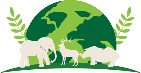 World Wildlife Illustration