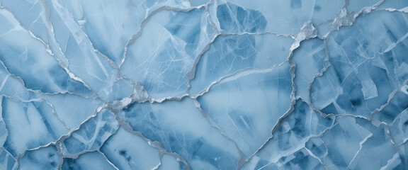 Obraz premium A close-up of blue marble with intricate veining patterns.