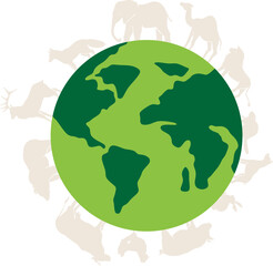 World Wildlife Illustration