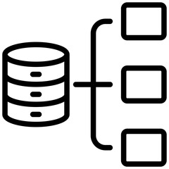 Database Outline Icon