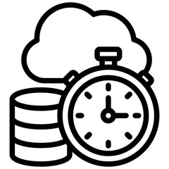 Latency Outline Icon