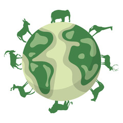 World Wildlife Illustration