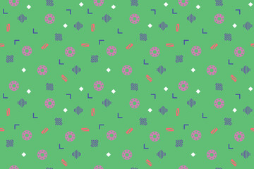 Retro Memphis Background