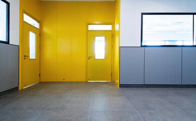 The corridor outside the class