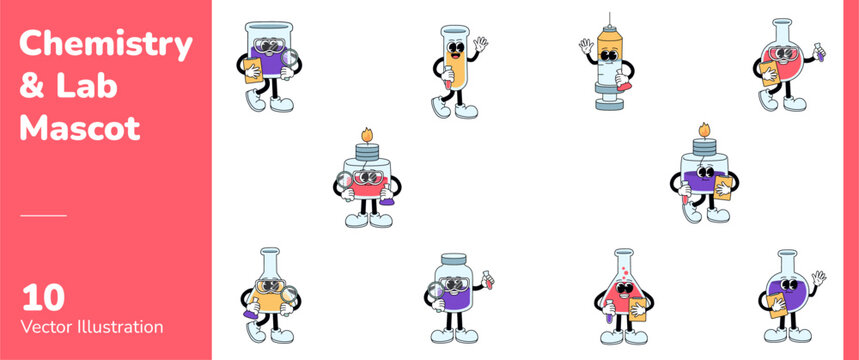 Chemistry & Lab Mascot