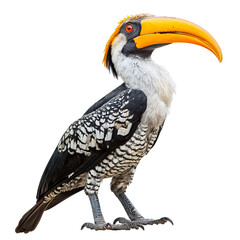 Obraz premium Wildlife hornbill bird in natural habitat close-up view vibrant colors tropical forest stunning wildlife photography
