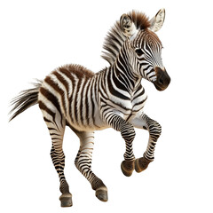 Fototapeta premium Dynamic zebra wildlife action in nature captured in stunning detail showcasing vibrant environment and graceful movement