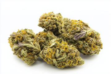 Cannabis isolated on a white background