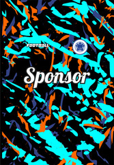 Obraz premium Tshirt Design for jersey extreme sport jersey team, motocross, cycling, fishing, diving, leggings, football, gaming