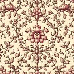 seamless pattern with flowers