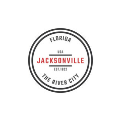 Jacksonville Florida Badge Design