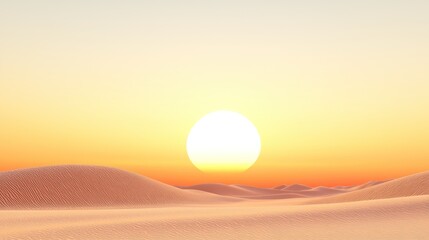 Desert Sunset Landscape