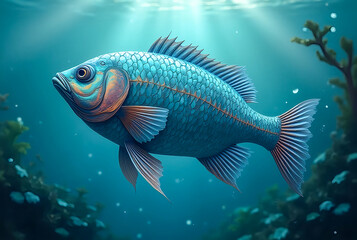 Fototapeta premium fish in aquarium