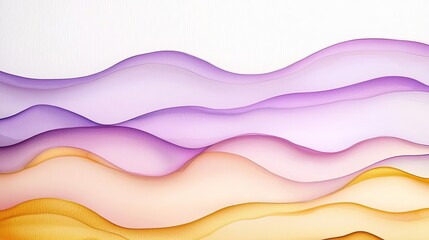 Clean watercolor concept. Abstract wave patterns in vibrant colors create a soothing visual experience.