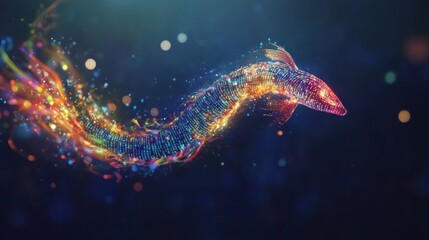 Enchanted Aquatic Creature: A Digital Masterpiece