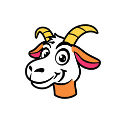 Logo Mascot Goat head