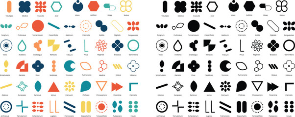 Retro Graphic Elements Set