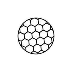 Fototapeta premium Ball icon Flat isolated outline sign