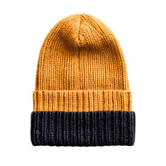Sleek and Modern Wool Beanie Hat with a Soft Knit Fabric, Perfect for Unisex Winter Headwear and Outdoor Fashion, Isolated on a Transparent Background for Creative Styling.