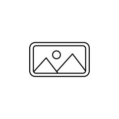 Image icon set Flat isolated outline sign