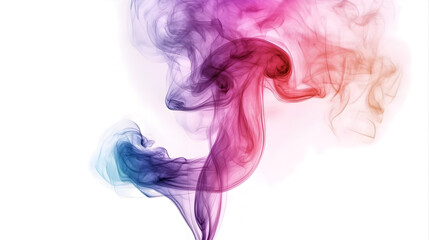 abstract colorful smoke design