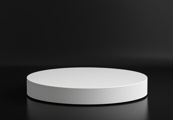 White Round Pedestal