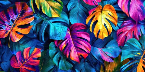 Colorful leafy plant with many different colored leaves