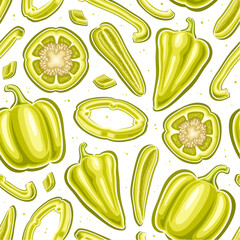 Vector White Pepper Seamless Pattern