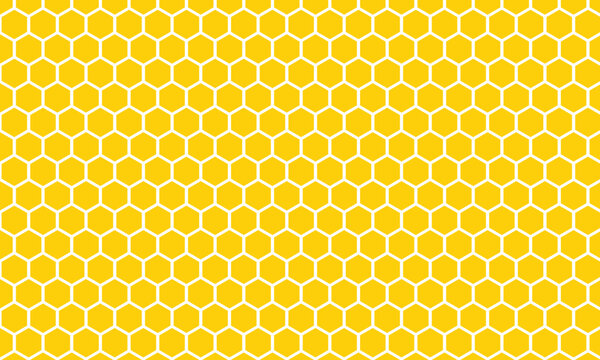 abstract trendy yellow hexagon pattern perfect for background.