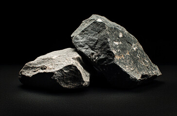 Naklejka premium Dark Grey Rocks