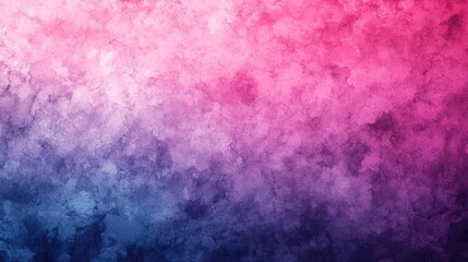 Distressed watercolor concept. A vibrant gradient background blending pink and blue for creative designs.