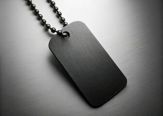 Fototapeta premium High-resolution minimalist jewelry photography: a close-up, candid shot of a dark, simple object on a blank background.