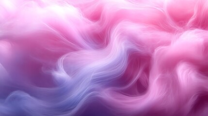 Abstract Pink and Purple Swirling Cloudscape