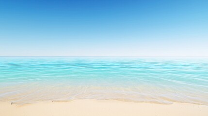 Obraz premium Serene Beach Scene