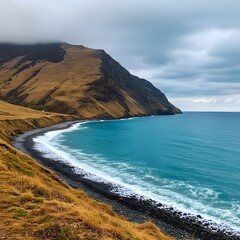 Obraz premium hill and sea