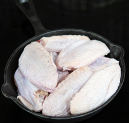 Uncooked wings
